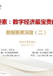 数据要素深度（二）：数字经济最宝贵的金矿