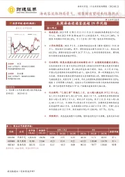 旅游及景区行业投资策略周报：海南客流维持高景气，销售额有望迎来短期拐点