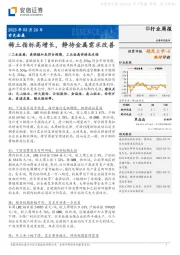 有色金属行业周报：稀土指标高增长，静待金属需求改善