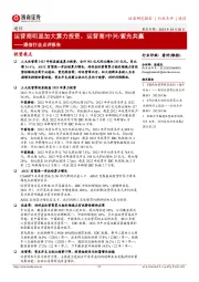 通信行业点评报告:运营商明显加大算力投资,运营商/中兴/紫光共赢