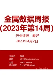 金属行业:金属数据周报