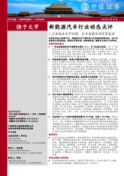 新能源汽车行业动态点评：3月新能源车市回暖，全年销量高增有望延续