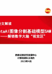 AI专题·论文解读：解锁数字大脑“视觉区”-Meta AI图像分割基础模型SAM