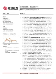 煤炭开采：淡季供需宽松，煤价小幅下行