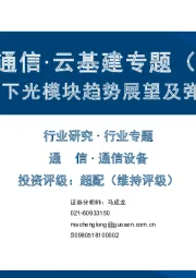 国信通信·云基建专题(三):AI驱动下光模块趋势展望及弹性测算
