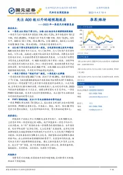 2023年一季度汽车销量复盘：关注A00级以外的超预期效应