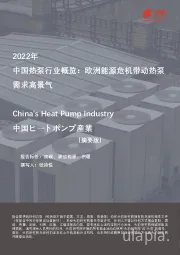 2022年中国热泵行业概览：欧洲能源危机带动热泵需求高景气（摘要版）