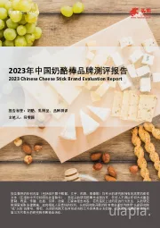2023年中国奶酪棒品牌测评报告