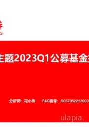 计算机：人工智能主题2023Q1公募基金持仓分析