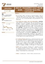 气体行业更新点评:2023年一季度我国稀有气体出口同比增速亮眼,二季度新增产能逐步释放