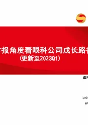 眼科医疗行业：从财报角度看眼科公司成长路径（更新至2023Q1）