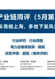 储能产业链周评（5月第2周）：氢能源市域列车亮相上海，多地下发风光配储申报细则