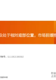 保险行业投资策略：供需同频共振行业处于相对底部位置，市场回暖推动利润弹性释放