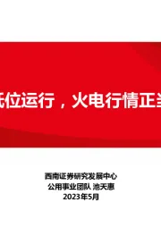火电行业专题报告：煤价低位运行，火电行情正当时