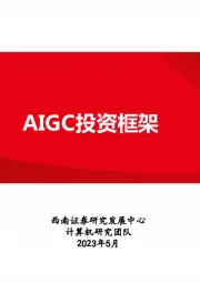 人工智能专题研究：AIGC投资框架