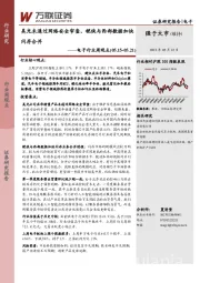 电子行业周观点：美光未通过网络安全审查，铠侠与西部数据加快闪存合并