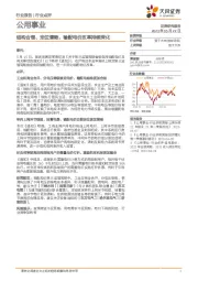 公用事业：结构合理、定位清晰，输配电价改革持续深化