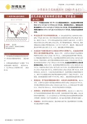 公募基金月度数据点评（2023年4月）：居民存款或重新转移至债券、货币基金