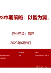 计算机行业2023中期策略：以智为翼，以数为基