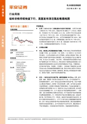 电力设备及新能源行业周报：硅料价格持续快速下行，美国发布清洁氢战略路线图