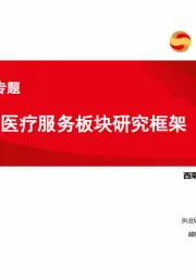 医药行业专题：医疗服务板块研究框架