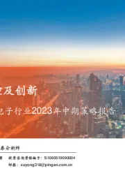 电子行业2023年中期策略报告:聚焦自主可控及创新