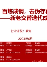 电力设备新能源行业新老交替迭代成长：百炼成钢，去伪存真