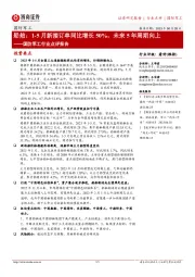 国防军工行业点评报告:船舶:1-5月新接订单同比增长50%,未来5年周期向上