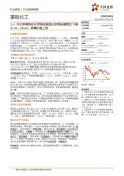 基础化工行业研究周报：1-5月化学原料和化学制品制造业利润总额同比下降52.4%，MMA、尿素价格上涨