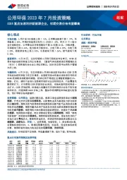 公用环保2023年7月投资策略：CCER重启加速利好新能源企业，初期交易价格有望攀高