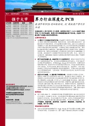 算力行业深度之PCB:数通市场PCB迎双轮驱动,IC载板国产替代亦加速