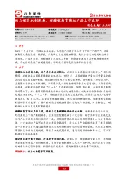 有色金属行业点评：助力锂价机制完善，碳酸锂期货期权产品上市在即