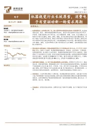电子行业深度：机器视觉行业长坡厚雪，消费电子有望驱动新一轮需求周期