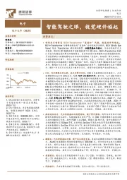 电子：智能驾驶之眼，视觉硬件崛起