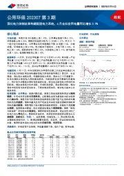 公用环保202307第3期行业周报：深化电力体制改革构建新型电力系统，6月全社会用电量同比增长3.9%