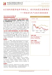 新能源汽车产业链月度跟踪报告：6月国内销量渗透率不断向上，动力电池需求持续增长