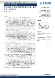 汽车行业点评报告：特斯拉2Q23季报：短期降价盈利承压，看好未来FSD高增长