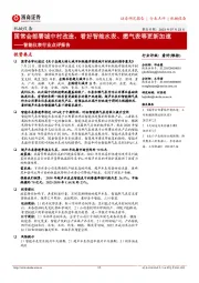 智能仪表行业点评报告：国常会部署城中村改造，看好智能水表、燃气表等更新加速