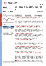 食品饮料行业点评报告：6月电商数据分析：线上销售下滑，行业集中度提升