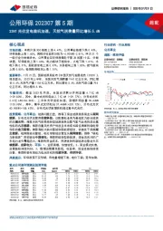 公用环保202307第5期：23H1光伏发电装机加速，天然气消费量同比增长5.6%