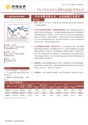 汽车行业《关于恢复和扩大消费的措施》事件点评：汽车消费政策出台，全面提振汽车需求