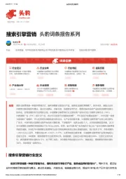 搜索引擎营销 头豹词条报告系列