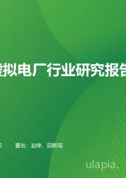 2023年中国虚拟电厂行业研究报告