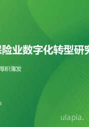 中国保险业数字化转型研究报告：沉潜蓄势，厚积薄发
