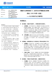 电力设备行业专题研究:储能行业跟踪报告4:全球电化学储能要点跟踪季报(2023年第2季度)