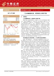 建筑建材行业报告：7月社融数据走弱，政策端发力依然可期