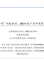 光伏新技术系列:XBC电池专题:“效率+美观”双轮驱动,XBC加速户用市场商业模式变革