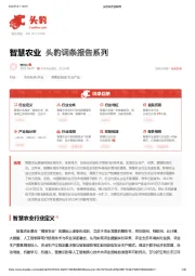 智慧农业 头豹词条报告系列