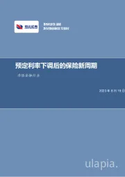 预定利率下调后的保险新周期