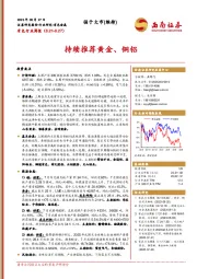有色行业周报：持续推荐黄金、铜铝
